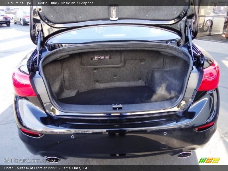 Black Obsidian / Graphite 2015 Infiniti Q50 S Hybrid