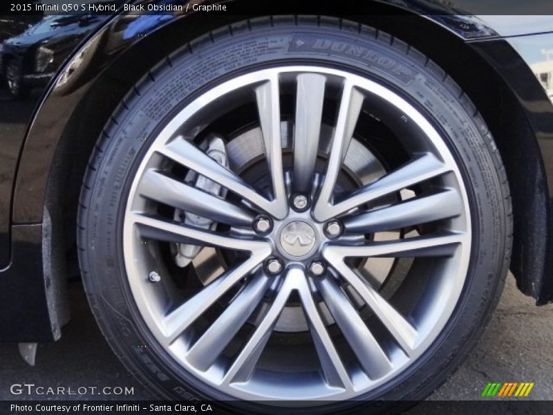 Black Obsidian / Graphite 2015 Infiniti Q50 S Hybrid