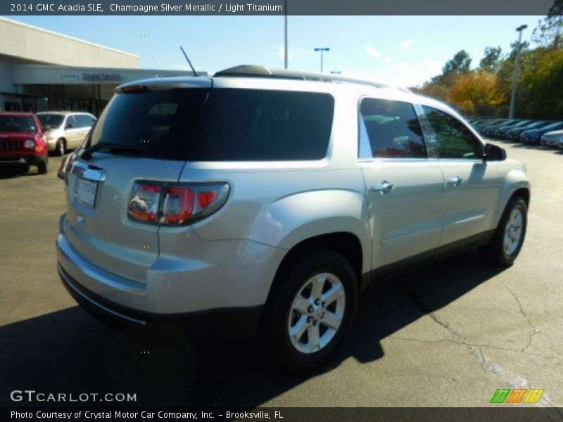 Champagne Silver Metallic / Light Titanium 2014 GMC Acadia SLE