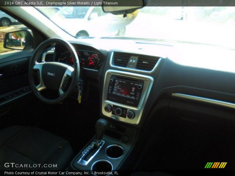 Champagne Silver Metallic / Light Titanium 2014 GMC Acadia SLE