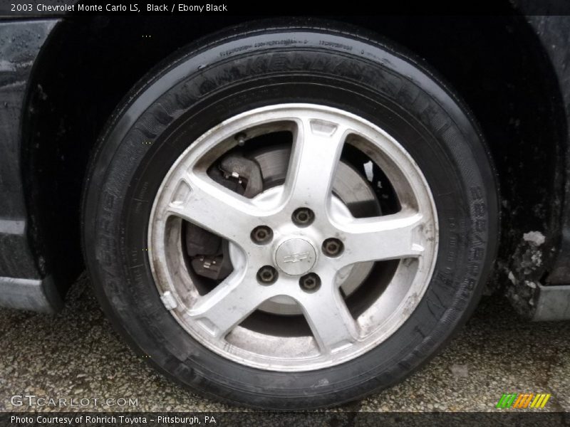 Black / Ebony Black 2003 Chevrolet Monte Carlo LS