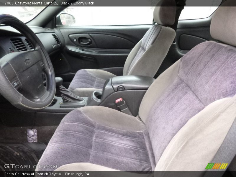 Black / Ebony Black 2003 Chevrolet Monte Carlo LS