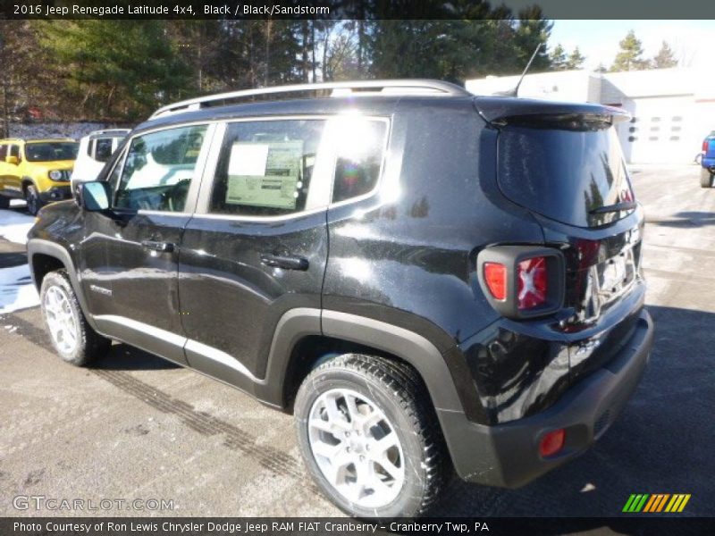 Black / Black/Sandstorm 2016 Jeep Renegade Latitude 4x4
