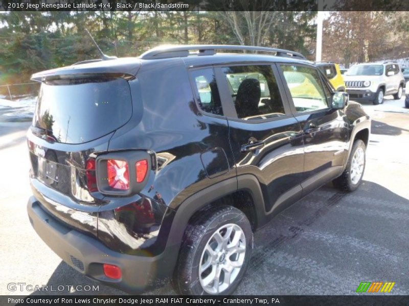 Black / Black/Sandstorm 2016 Jeep Renegade Latitude 4x4