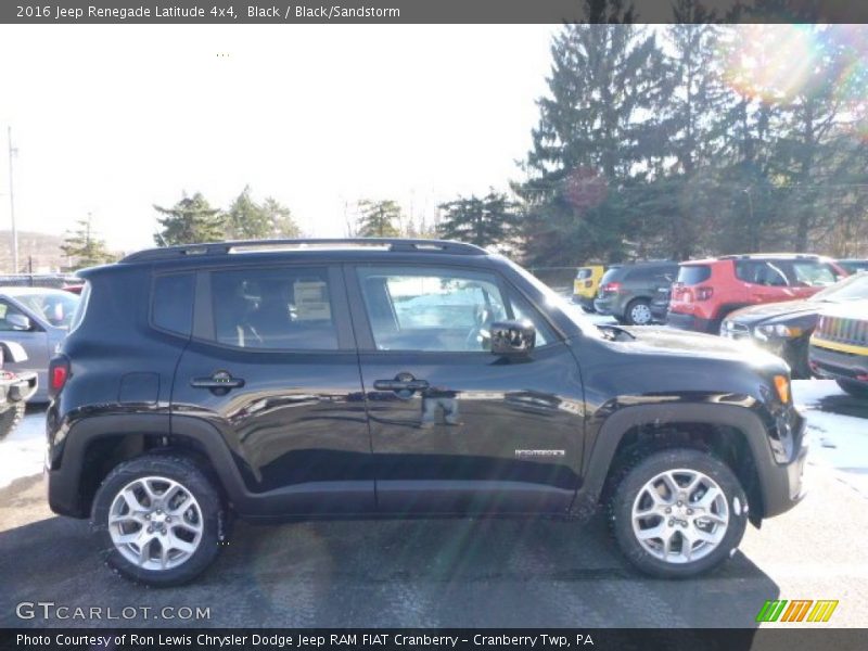 Black / Black/Sandstorm 2016 Jeep Renegade Latitude 4x4