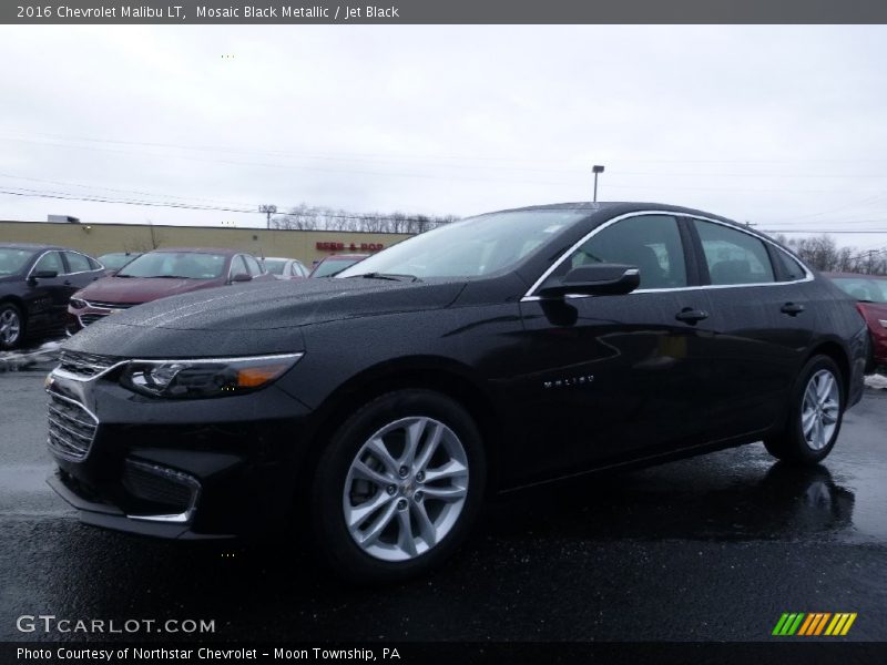 Mosaic Black Metallic / Jet Black 2016 Chevrolet Malibu LT