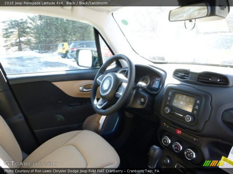 Black / Black/Sandstorm 2016 Jeep Renegade Latitude 4x4