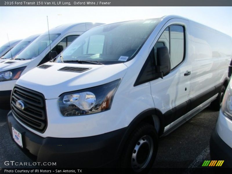 Oxford White / Pewter 2016 Ford Transit 150 Van XL LR Long