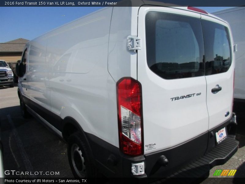 Oxford White / Pewter 2016 Ford Transit 150 Van XL LR Long