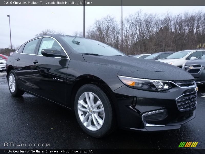 Mosaic Black Metallic / Jet Black 2016 Chevrolet Malibu LT