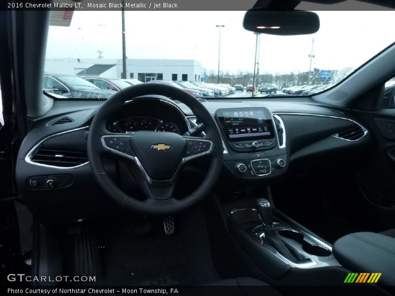 Mosaic Black Metallic / Jet Black 2016 Chevrolet Malibu LT