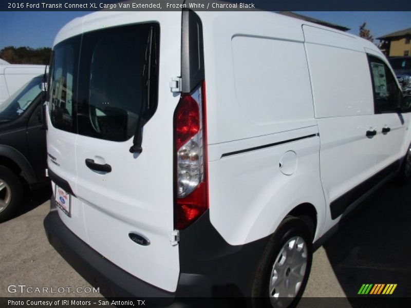 Frozen White / Charcoal Black 2016 Ford Transit Connect XL Cargo Van Extended