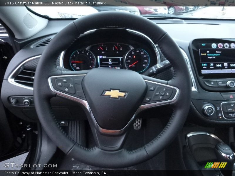 Mosaic Black Metallic / Jet Black 2016 Chevrolet Malibu LT