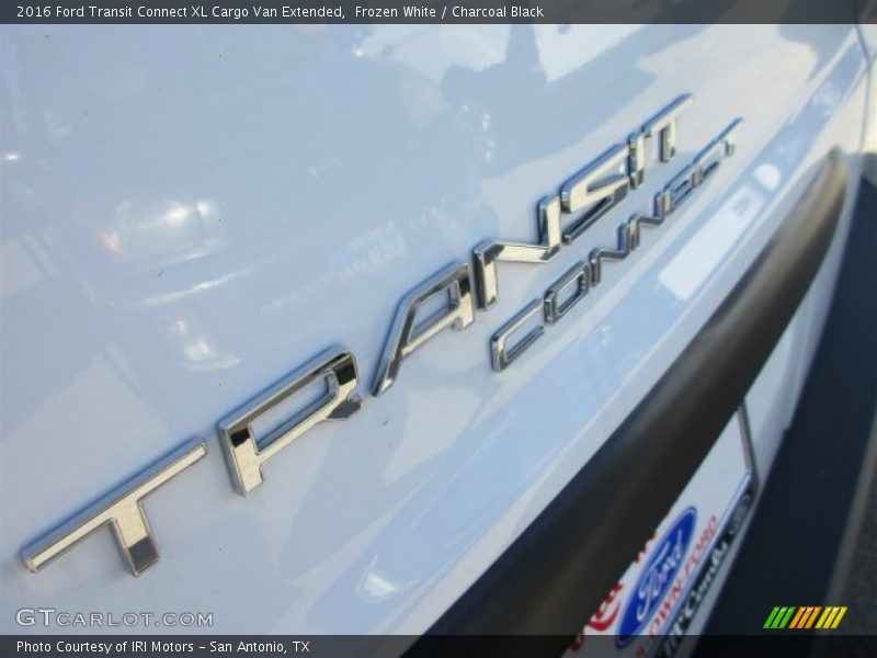 Frozen White / Charcoal Black 2016 Ford Transit Connect XL Cargo Van Extended