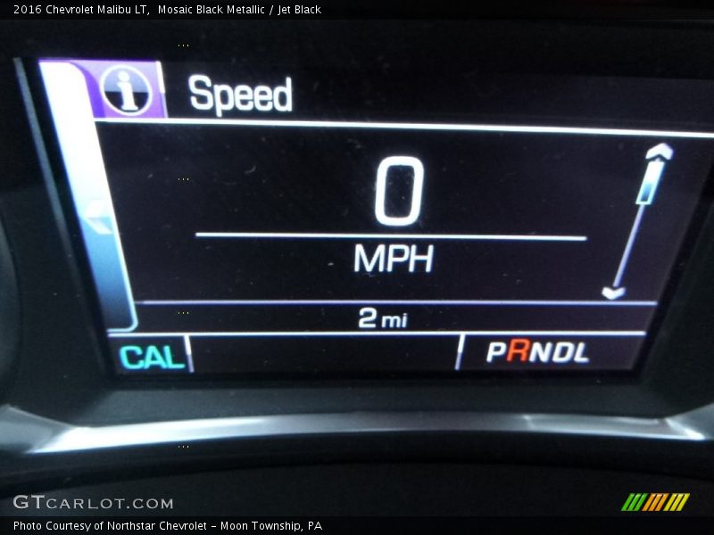 Mosaic Black Metallic / Jet Black 2016 Chevrolet Malibu LT