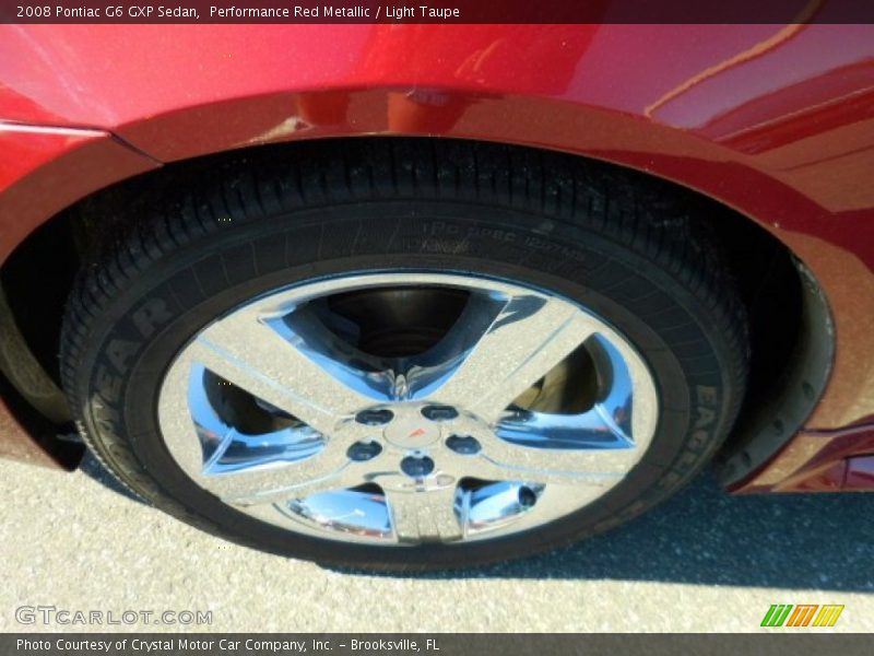 Performance Red Metallic / Light Taupe 2008 Pontiac G6 GXP Sedan