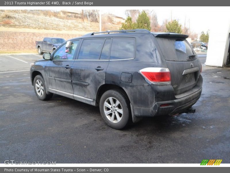 Black / Sand Beige 2013 Toyota Highlander SE 4WD