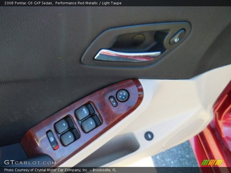 Performance Red Metallic / Light Taupe 2008 Pontiac G6 GXP Sedan
