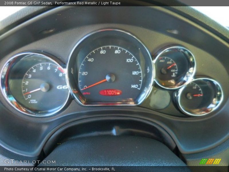Performance Red Metallic / Light Taupe 2008 Pontiac G6 GXP Sedan