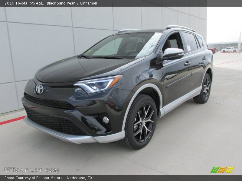 Black Sand Pearl / Cinnamon 2016 Toyota RAV4 SE