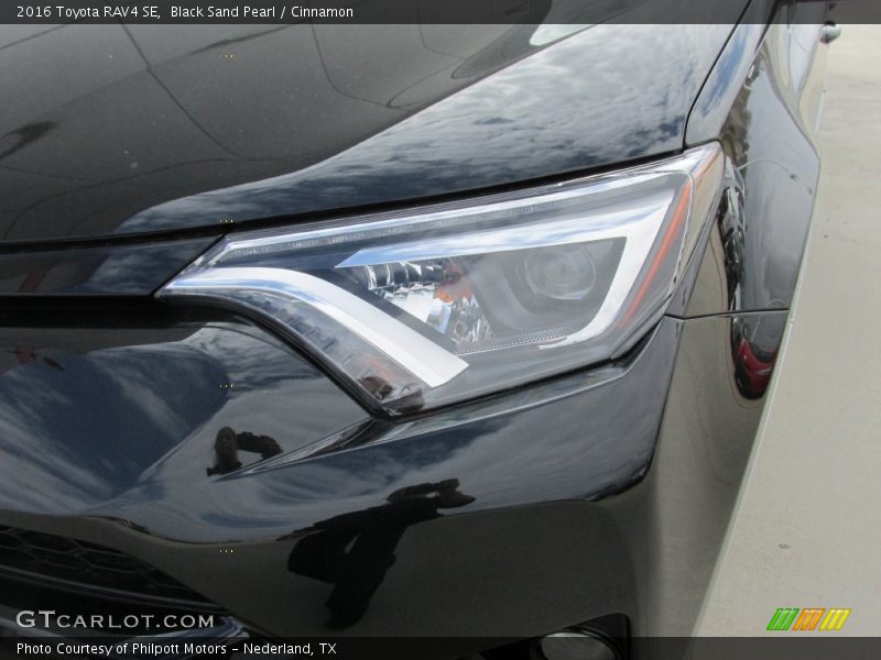 Black Sand Pearl / Cinnamon 2016 Toyota RAV4 SE