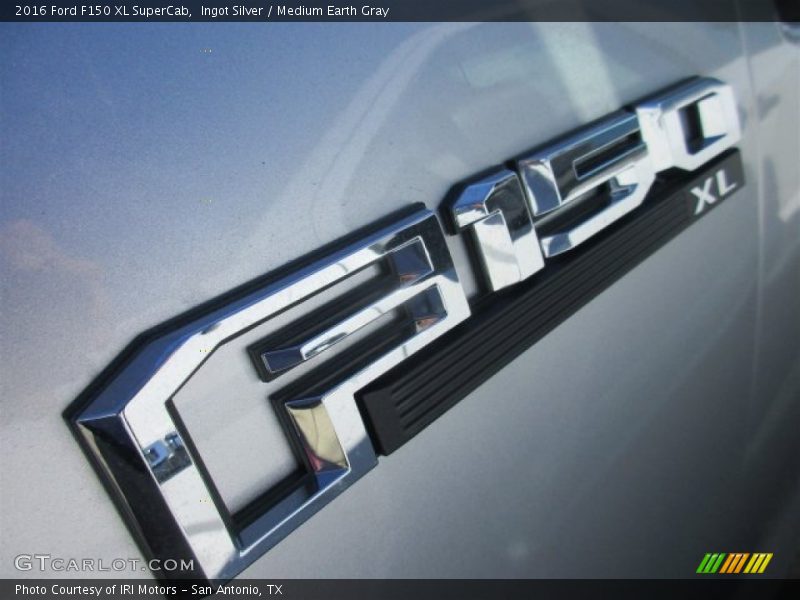 Ingot Silver / Medium Earth Gray 2016 Ford F150 XL SuperCab