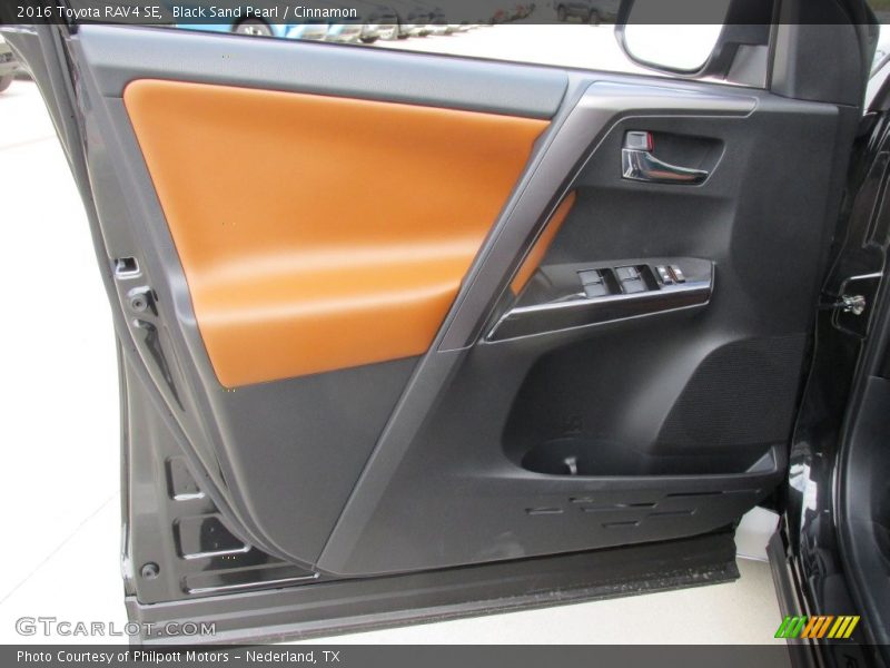 Black Sand Pearl / Cinnamon 2016 Toyota RAV4 SE