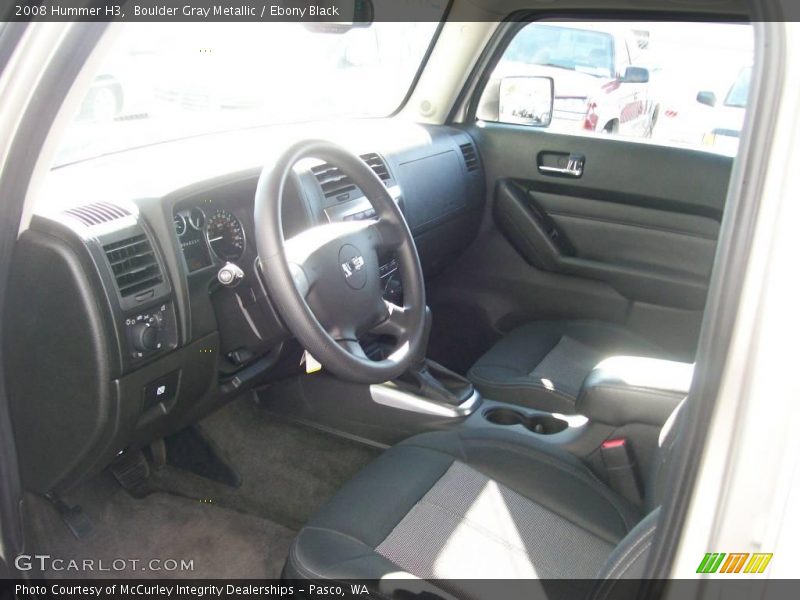 Boulder Gray Metallic / Ebony Black 2008 Hummer H3