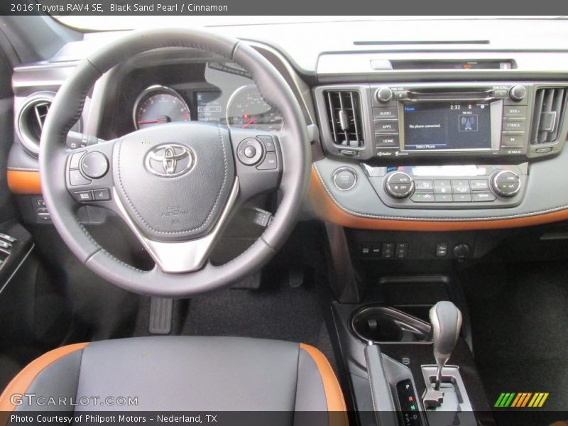 Black Sand Pearl / Cinnamon 2016 Toyota RAV4 SE
