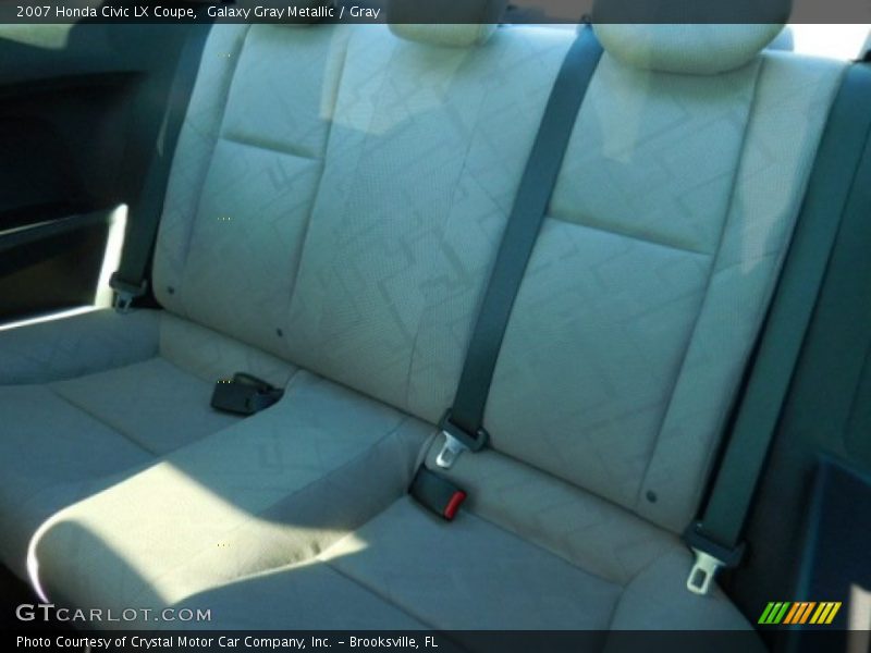 Galaxy Gray Metallic / Gray 2007 Honda Civic LX Coupe