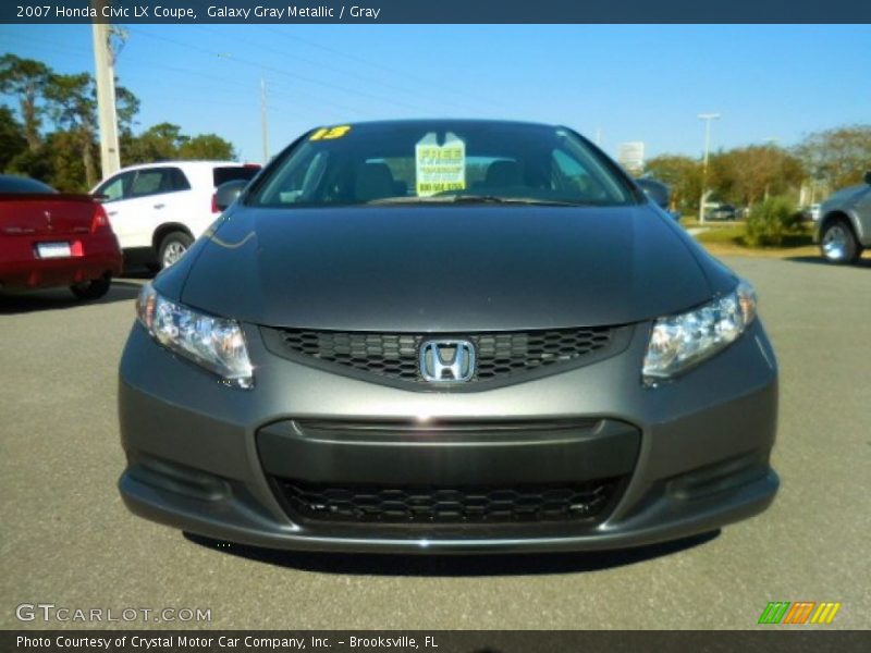 Galaxy Gray Metallic / Gray 2007 Honda Civic LX Coupe