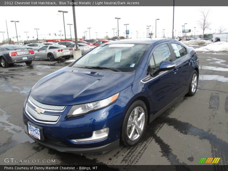 Blue Topaz Metallic / Light Neutral/Dark Accents 2012 Chevrolet Volt Hatchback