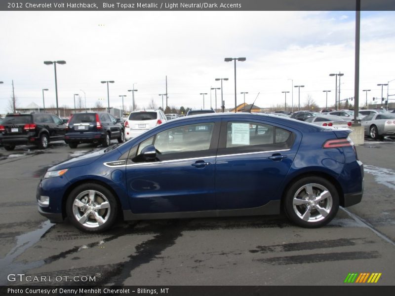 Blue Topaz Metallic / Light Neutral/Dark Accents 2012 Chevrolet Volt Hatchback