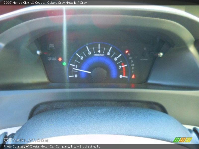 Galaxy Gray Metallic / Gray 2007 Honda Civic LX Coupe