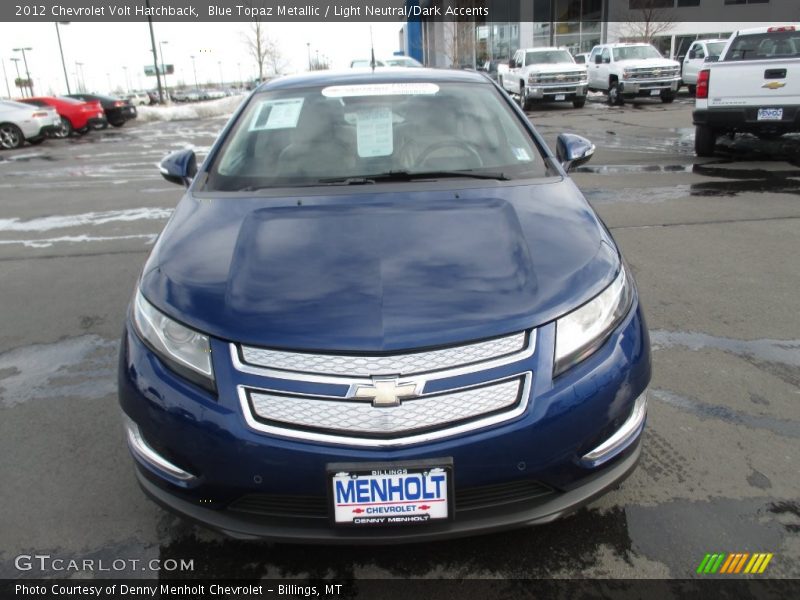 Blue Topaz Metallic / Light Neutral/Dark Accents 2012 Chevrolet Volt Hatchback