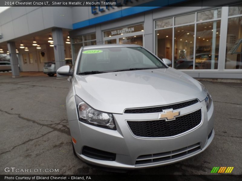 Silver Ice Metallic / Medium Titanium 2014 Chevrolet Cruze LT