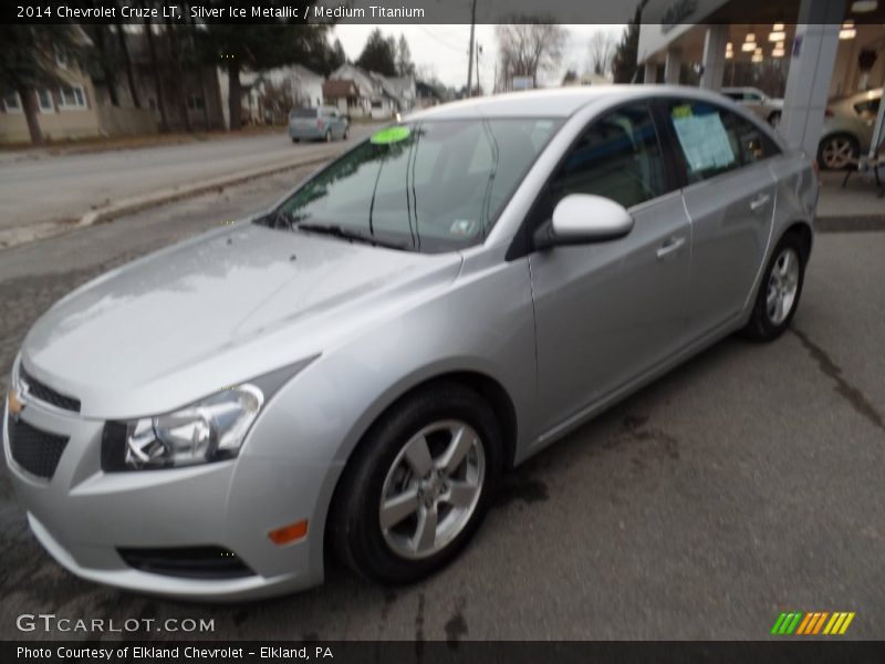 Silver Ice Metallic / Medium Titanium 2014 Chevrolet Cruze LT