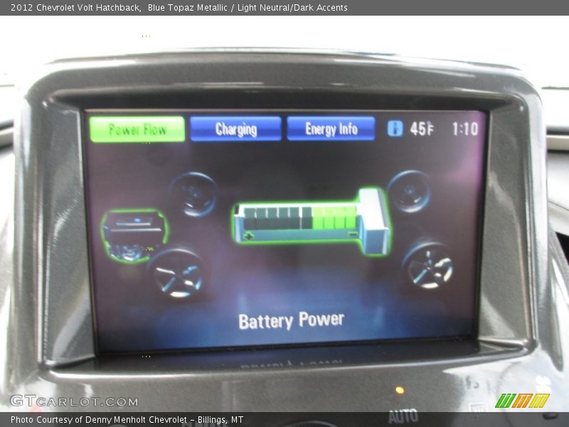 Blue Topaz Metallic / Light Neutral/Dark Accents 2012 Chevrolet Volt Hatchback