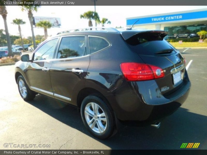 Black Amethyst / Gray 2013 Nissan Rogue SV