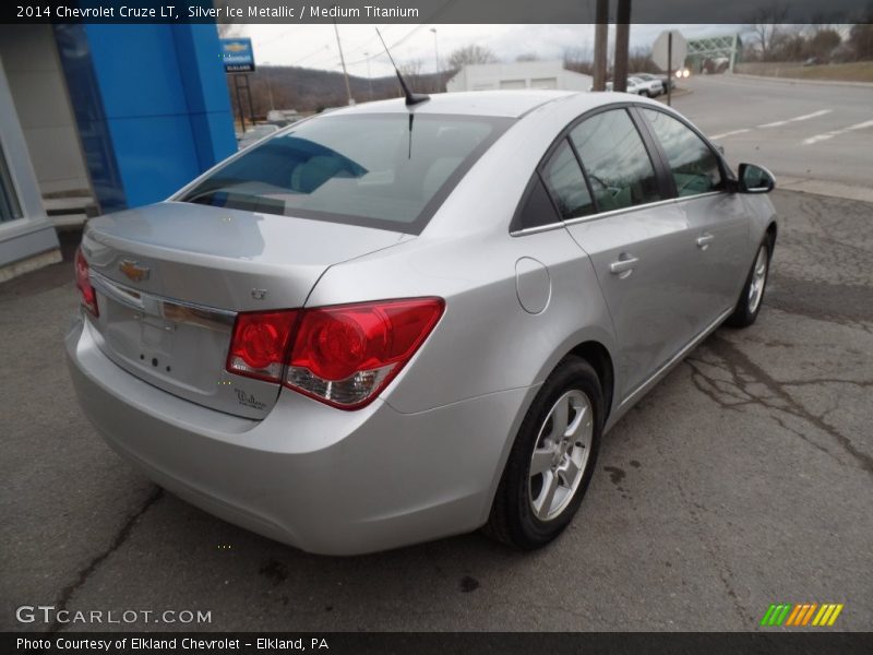 Silver Ice Metallic / Medium Titanium 2014 Chevrolet Cruze LT