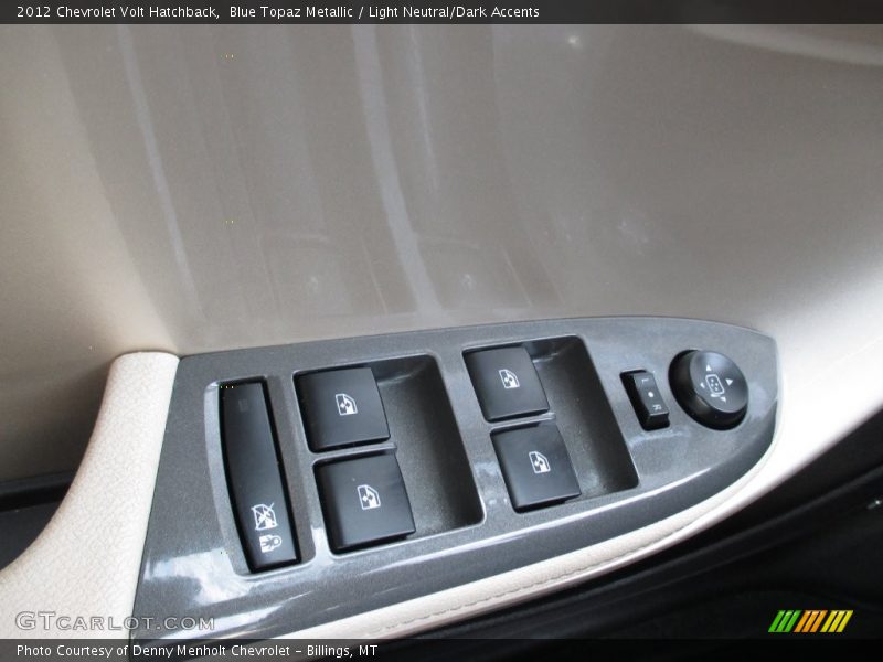 Blue Topaz Metallic / Light Neutral/Dark Accents 2012 Chevrolet Volt Hatchback