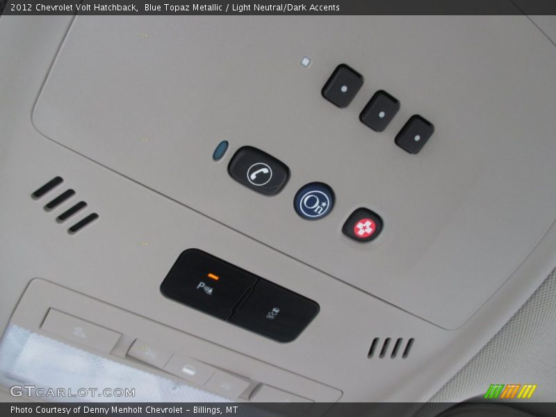 Blue Topaz Metallic / Light Neutral/Dark Accents 2012 Chevrolet Volt Hatchback