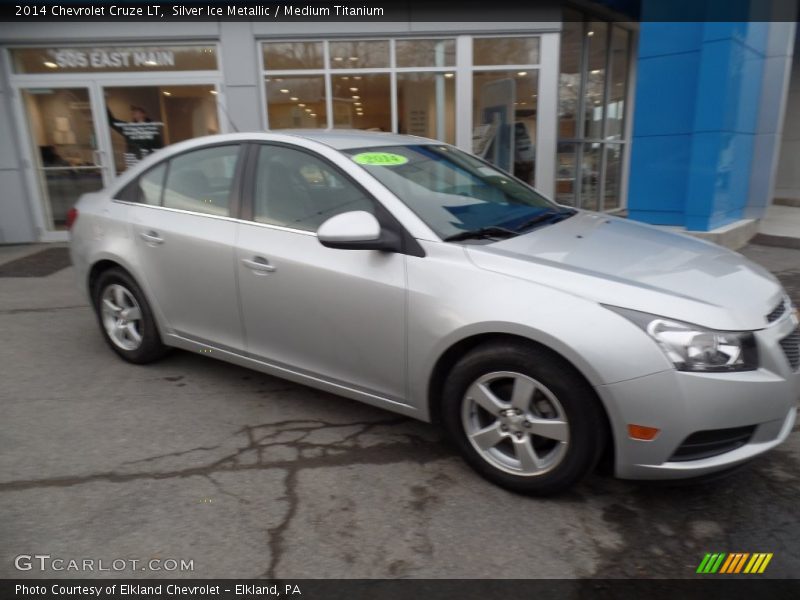 Silver Ice Metallic / Medium Titanium 2014 Chevrolet Cruze LT