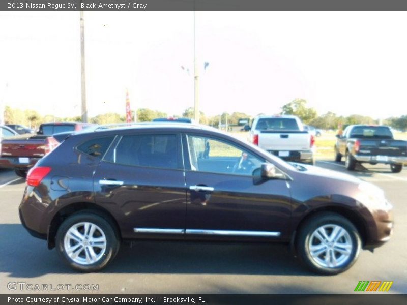 Black Amethyst / Gray 2013 Nissan Rogue SV