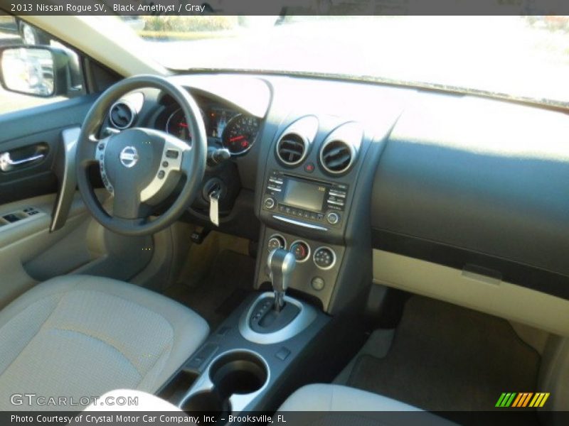 Black Amethyst / Gray 2013 Nissan Rogue SV