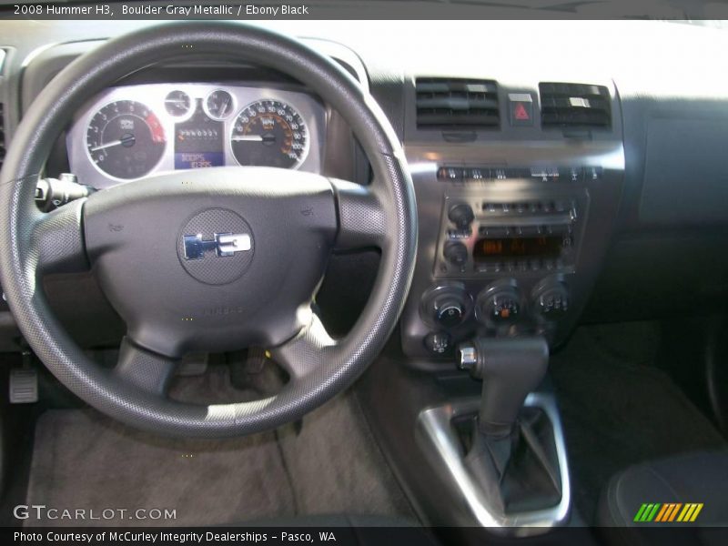 Boulder Gray Metallic / Ebony Black 2008 Hummer H3