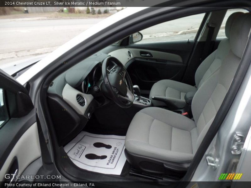 Silver Ice Metallic / Medium Titanium 2014 Chevrolet Cruze LT