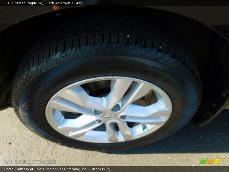 Black Amethyst / Gray 2013 Nissan Rogue SV