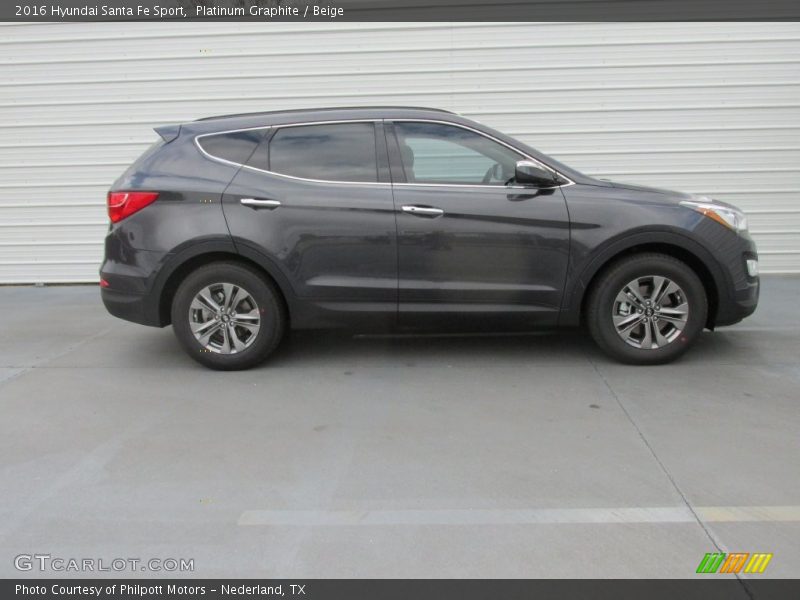 Platinum Graphite / Beige 2016 Hyundai Santa Fe Sport