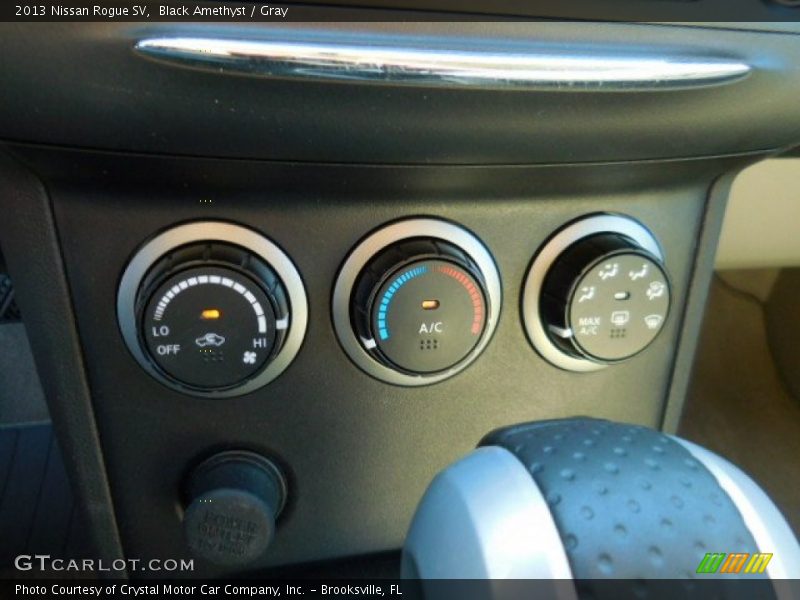 Black Amethyst / Gray 2013 Nissan Rogue SV